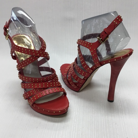 Michael Kors Exciting Red Heels - Picture 4 of 9